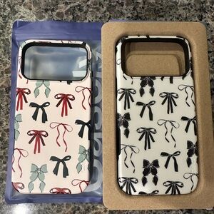 Casey 17 pro max cases (bows)